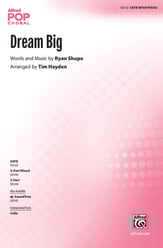 Dream Big SATB choral sheet music cover